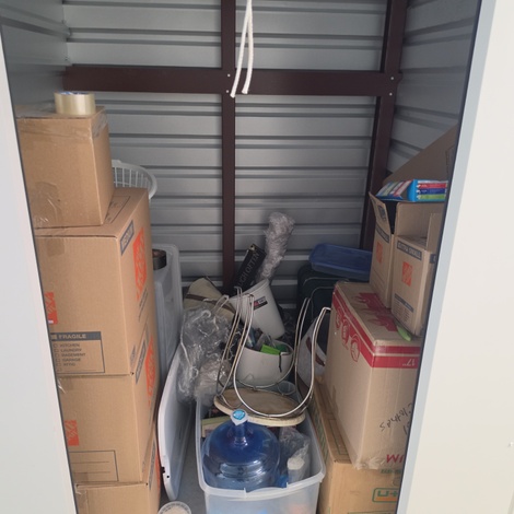 Storage unit 5 x 5 at Space Shop Self Storage