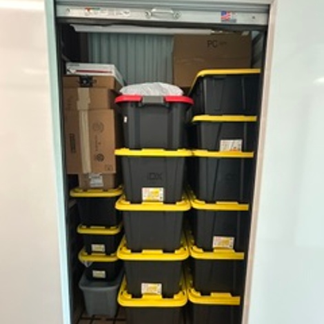 Storage unit 5 x 5 at Space Shop Self Storage